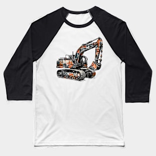 Excavator Baseball T-Shirt